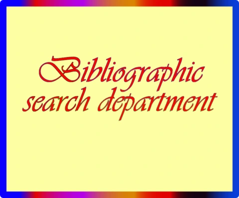 Bibliographic search-department-form-picture
